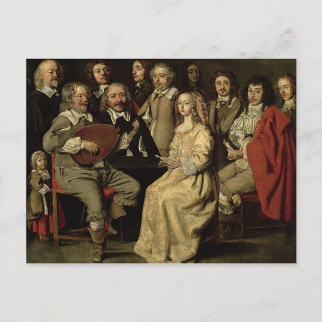 Musical Reunion, 1642 Vykort (Framsida)