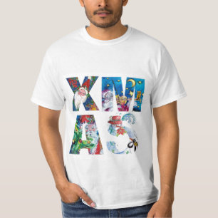 MUSICAL SANTA JULAFTON PARTY / PENGUINS SERENADE T SHIRT