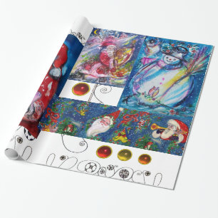 MUSICAL SANTA OCH SNÖGUBBAR CHRISTMAS PARTY PRESENTPAPPER
