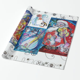 MUSICAL SANTA OCH SNÖGUBBAR CHRISTMAS PARTY PRESENTPAPPER