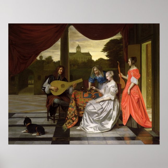 Musical Scene i Amsterdam Poster (Framsidan)