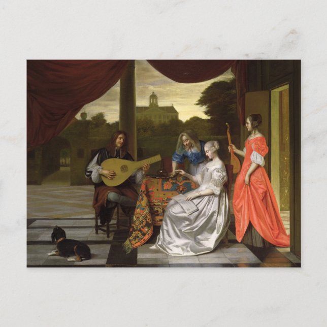 Musical Scene i Amsterdam Vykort (Framsida)