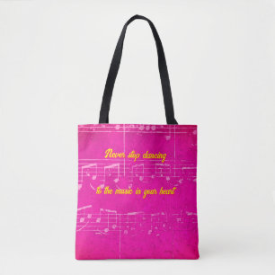 Musical Steps - Cha-Cha-Charming Tote Tygkasse