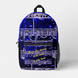 Musical Steps- Electrical Blues Backpack