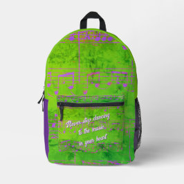 Musical Steps- New Jazz Backpack