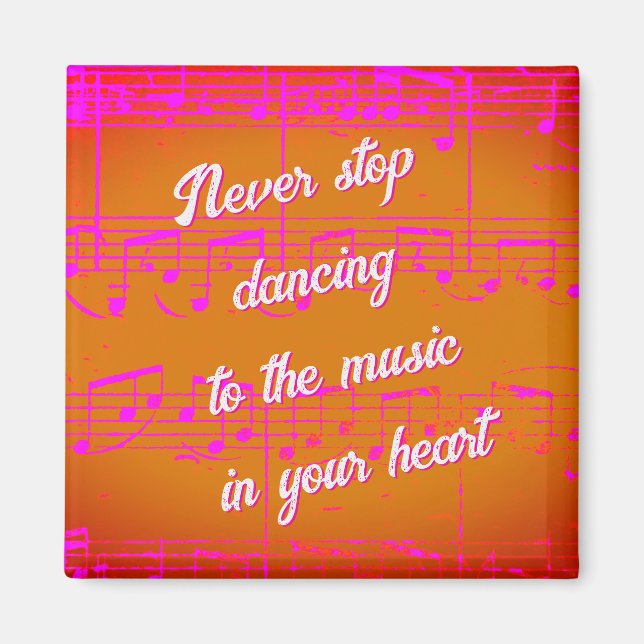 Musical Steps- Sunset Samba Magnet (Framsidan)