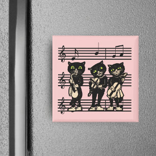 Musical Svarta katter Magnet
