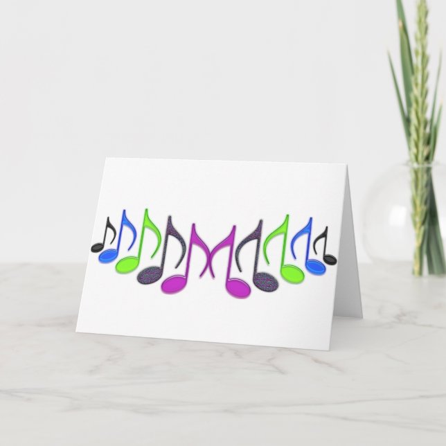 Musical Symbol ’M’ Kort (Framsida)