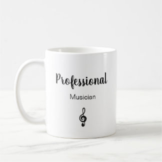 Musical Symbol Musician Black White Kaffemugg