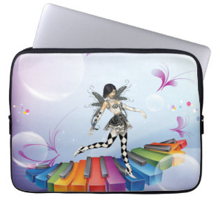 Musical Tangentbord Älva Laptop Sleeve