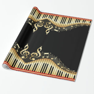 Musical Tangentbord Presentpapper