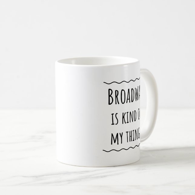 Musical Theater Broadway Gift Idea Mugg (Framsida höger)