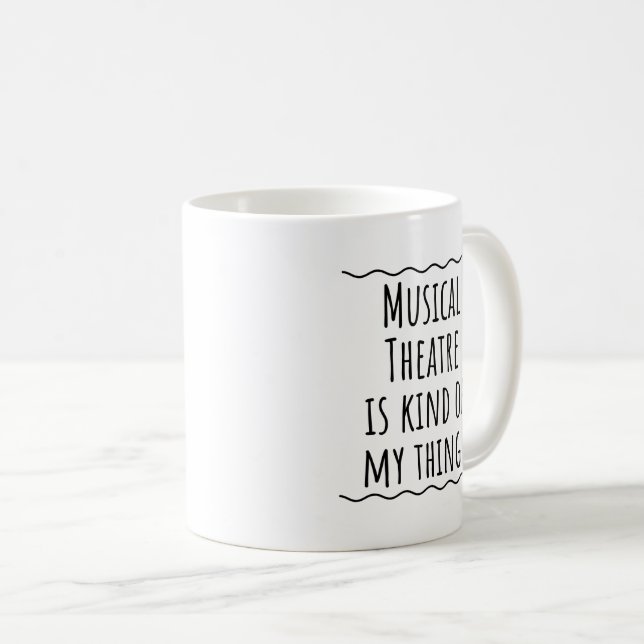 Musical Theater Gift Mugg Coffee Kopp (Framsida höger)