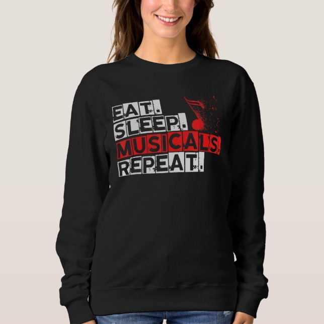 Musical Theater I Broadway Theater T Shirt (Framsida)