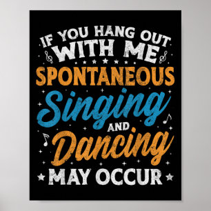 Musical Theater Nerds ger teater Geek Graphic Q Poster