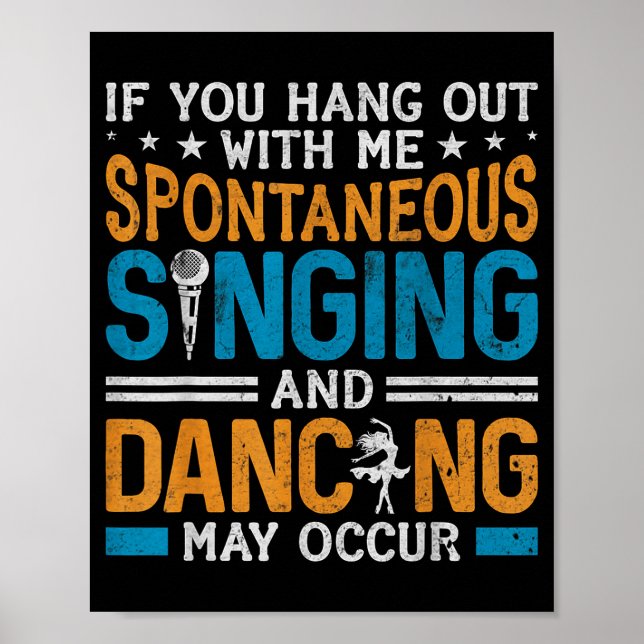 Musical Theatre Nerds Theater Geek Drama Lover Act Poster (Framsidan)