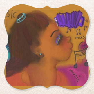 Musical Theme Underlägg Papper