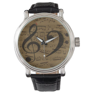 Musical Treble Clef Lakan Music Classic Armbandsur