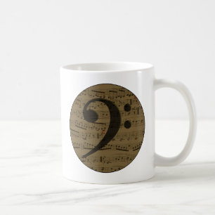 Musical Treble Clef Lakan Music Classic Kaffemugg