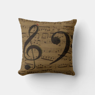 Musical Treble Clef Lakan Music Classic Kudde