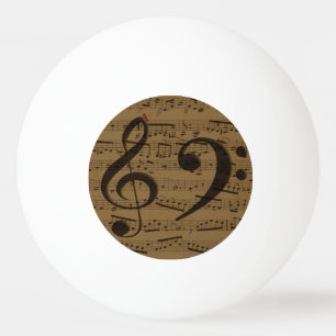 Musical Treble Clef Lakan Music Classic Pingisboll