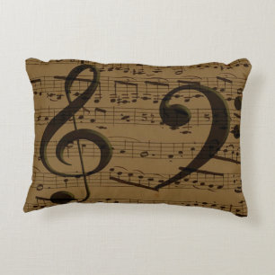 Musical Treble Clef Lakan Music Classic Prydnadskudde