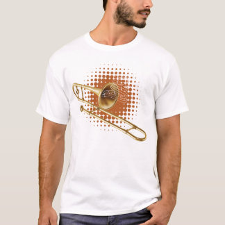 Musical Trombone Trombonist Marching Band Player T Shirt