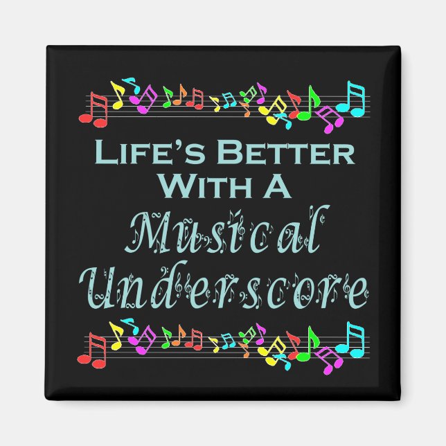 Musical Underscore Magnet (Framsidan)