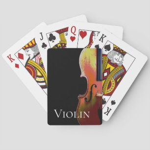 Musical Violin Disted Classical Music Casinokort