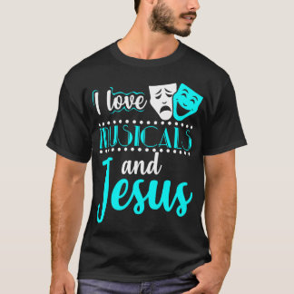 Musicals och Jesus Christian Theater Broadway Gi T Shirt
