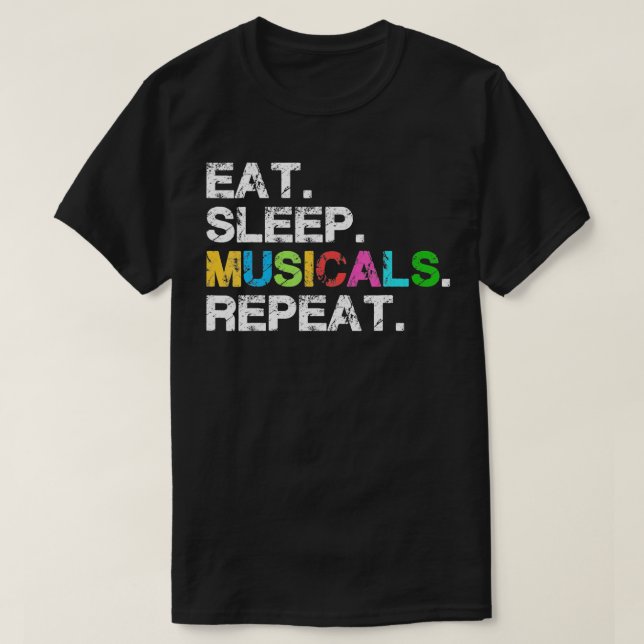 Musicals tshirt gift presenter Den finare teaterfi T Shirt (Design framsida)