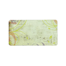 MUSICARED POPPY Skriv ut ditt eget etikettmärke Adressetikett