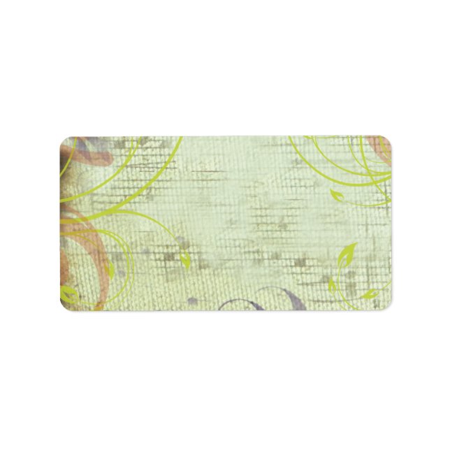 MUSICARED POPPY Skriv ut ditt eget etikettmärke Adressetikett (Framsidan)