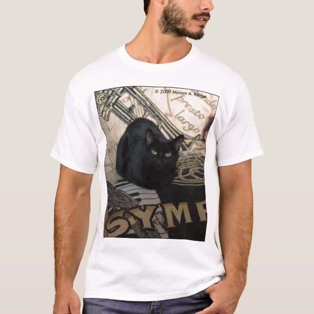 musicat.tee1477 © Miriam 2009 A. Kilmer T Shirt (Framsida)