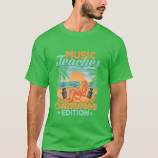 Musiceacher Summer Edition School Musiceacher-flic T Shirt