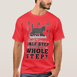 Musicheory Cat Pun retro T Shirt