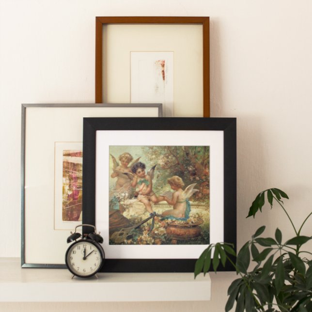 Musician Änglar av Hans Zatzka, Victorian Fine Art Poster (Skapare uppladdad)