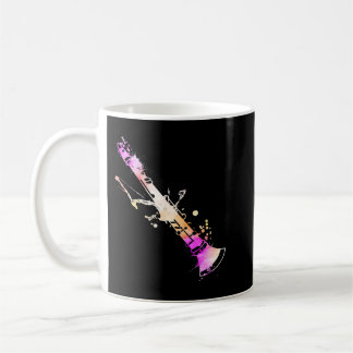Musician Artist Music Teacher Watercolor Clarinet Kaffemugg