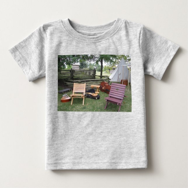 Musician Band Camp Shirts Tee (Framsida)