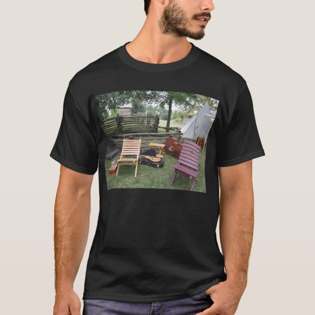 Musician Band Camp Shirts Tee Shirt (Framsida)