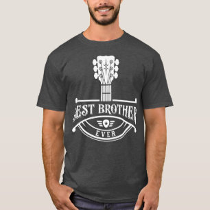 Musician Best Brother Aldrig Guitar Nacke T Shirt
