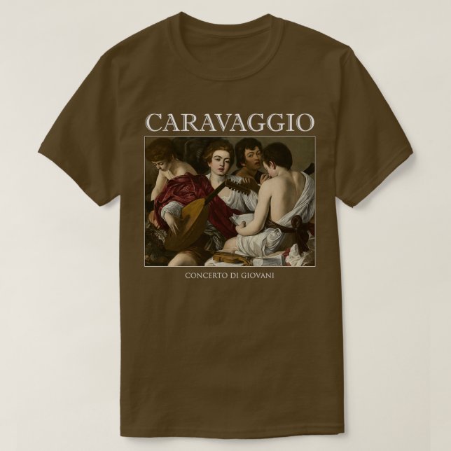 Musician Caravaggio T Shirt (Design framsida)