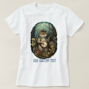 Musician chipmunk play banjo, chipmunk Älskare T Shirt