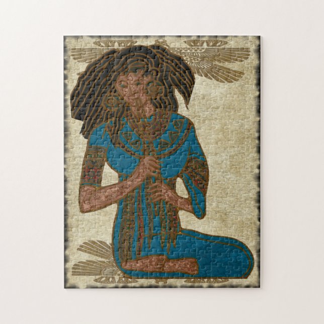 Musician Egyptian Folk Art Pussel (Vertikal)