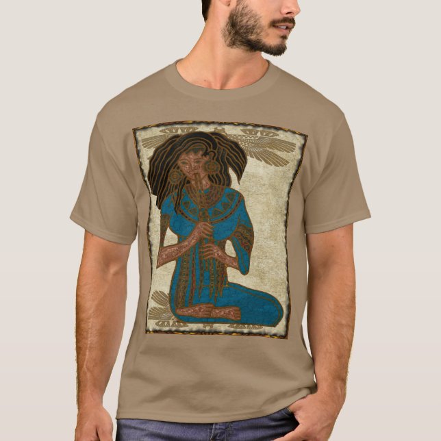 Musician Egyptian Folk Art T-shirt (Framsida)