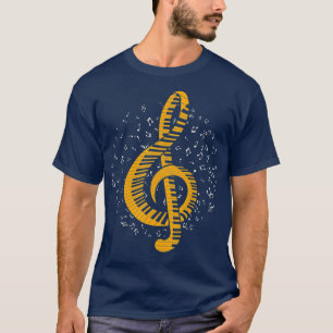 Musician Gift Idea Musik noter Musical Piano T Shirt