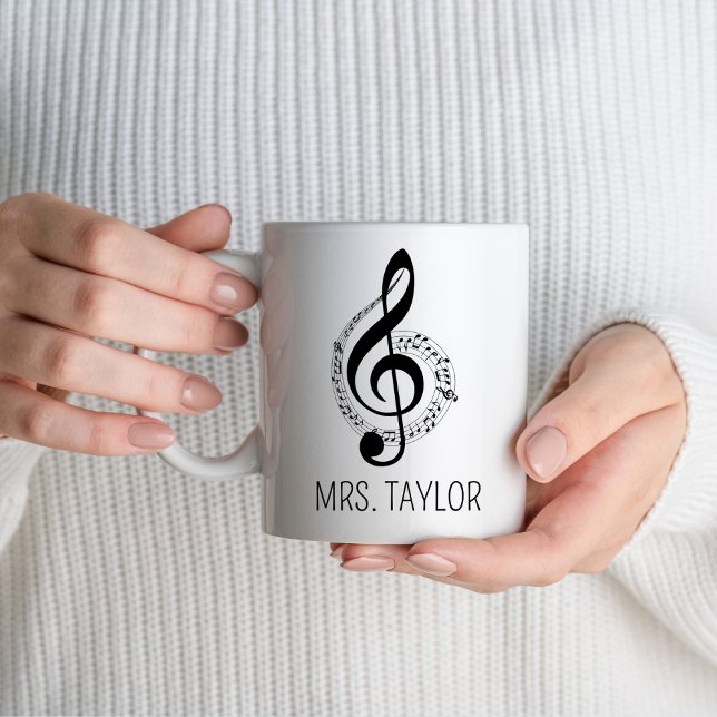 Musician Gift Music Teacher Gift Piano Teacher Mugg (Skapare uppladdad)