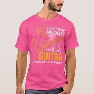 Musician Gift Musical Instrument Music Guitar T Shirt