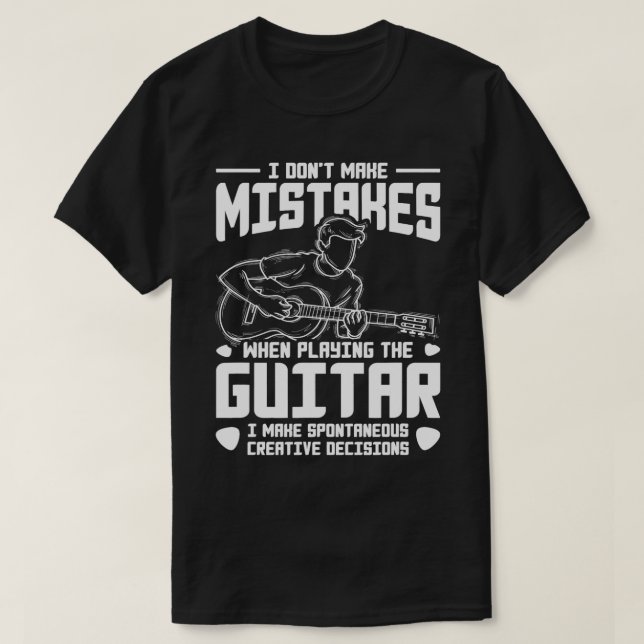 Musician Guitarist Guitar Player Gift Guitar T Shirt (Design framsida)