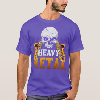 Musician Heavy Metall Saxophone T Shirt